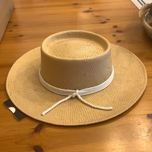 Gigi Pip Bre Straw Pork Pie Hat